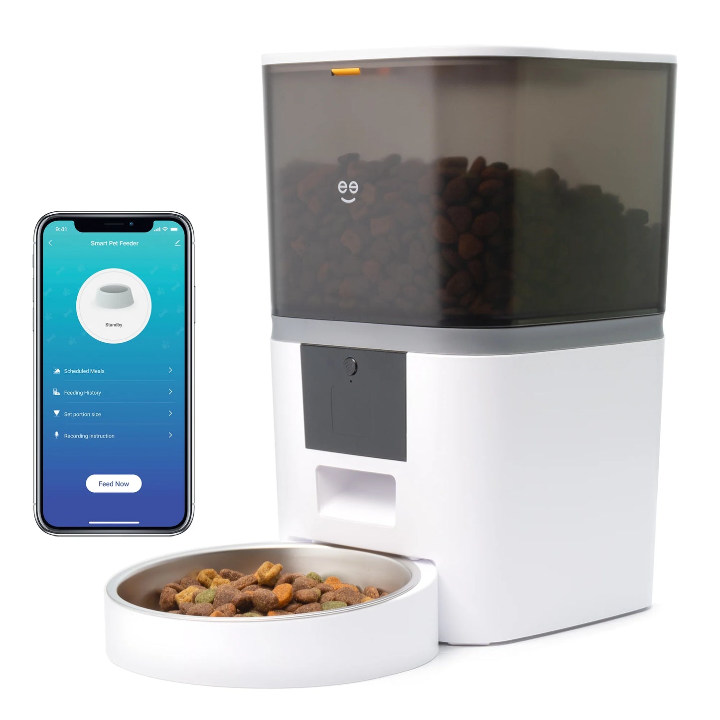 6L Smart Pet Feeder - Automatic Cat and Dog Food Dispenser