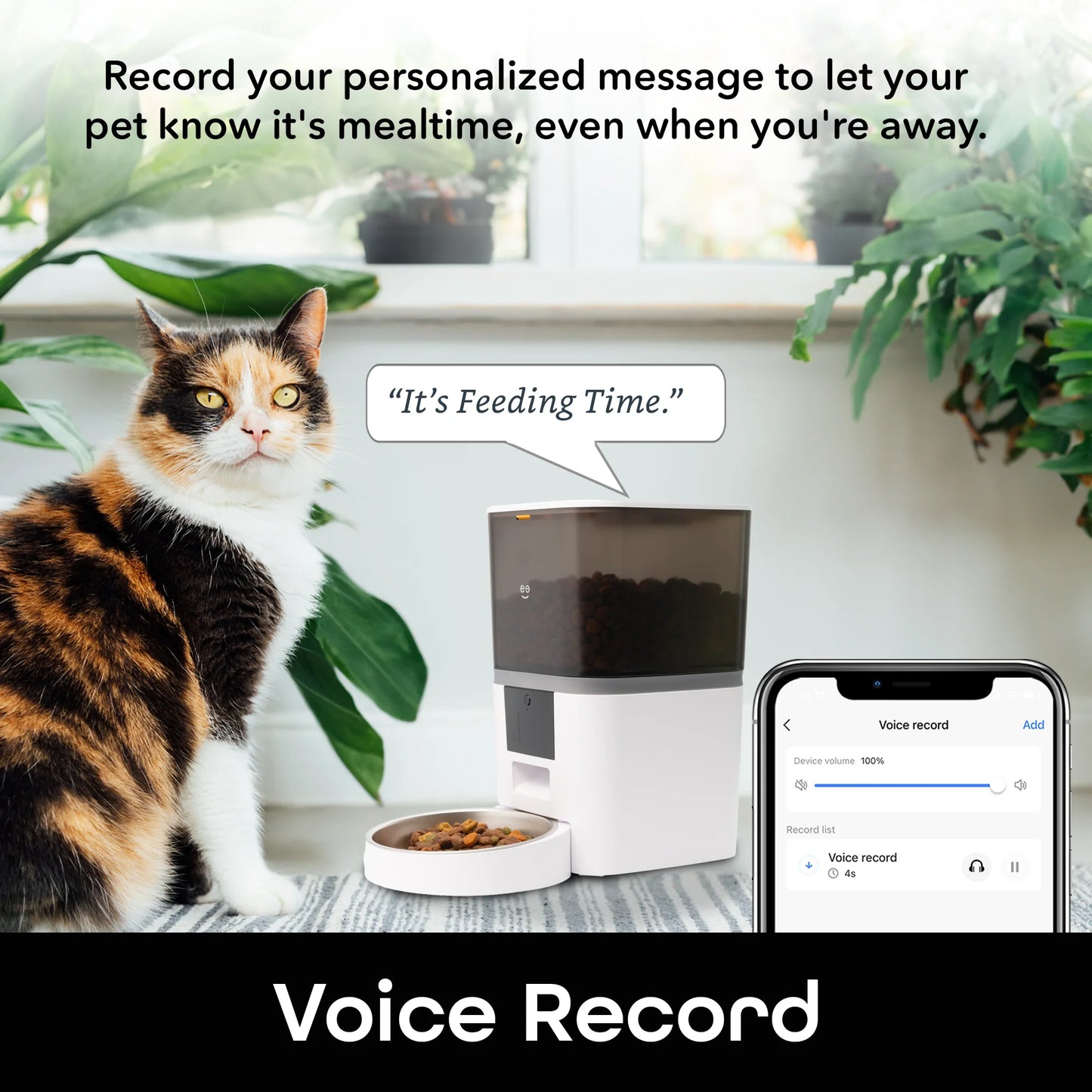 6L Smart Pet Feeder - Automatic Cat and Dog Food Dispenser